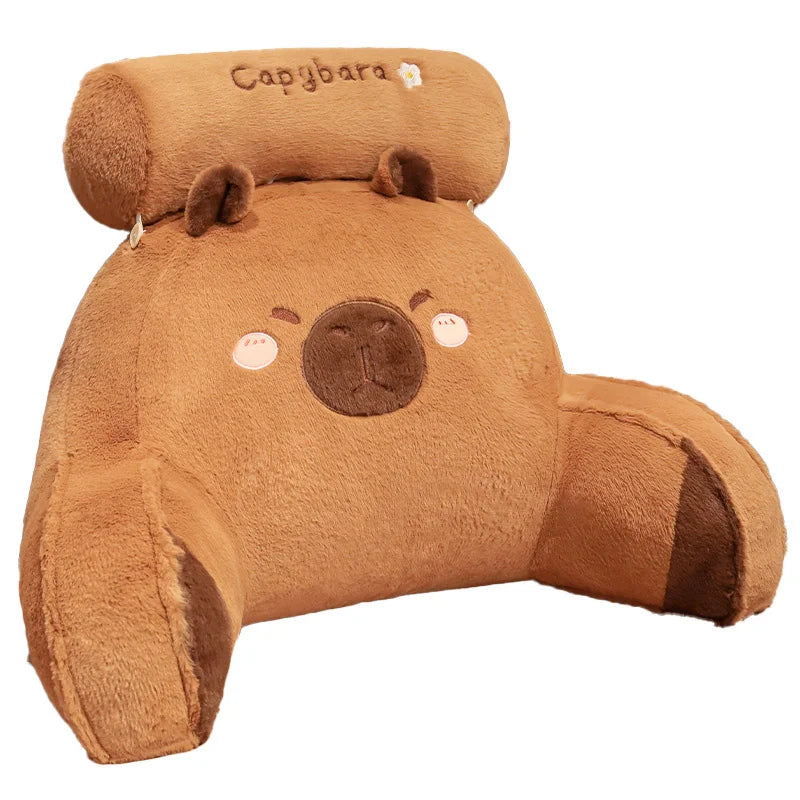 Huge Capybara Plush Pillow - Cute Stuffed Animal Sofa Cushion | Adorbs Plushies