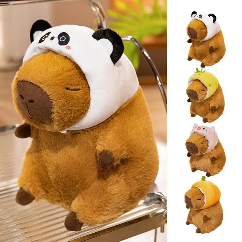 Pumpkin head Cute Capybara Plushie | Adorbs Plushies