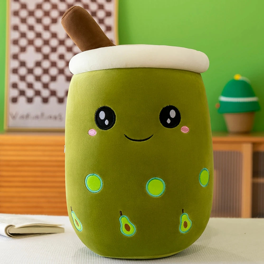 Cute Fruit Milk Tea Plush Toy | Soft Teddy Bear Stuffed Animal | Adorbs Plushies