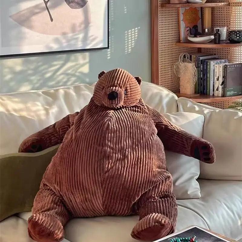 Giant Brown Bear Plush - Lifelike Room Decor for Kids | Stuffed Animals & Plushies | Adorbs Plushies