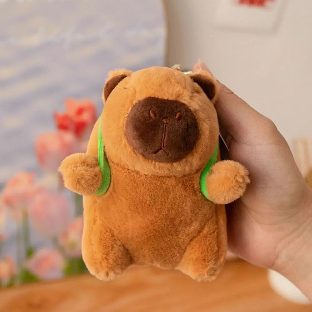 Capybara Plush Keychain with Turtle Backpack - Cute Stuffed Animal | Adorbs Plushies