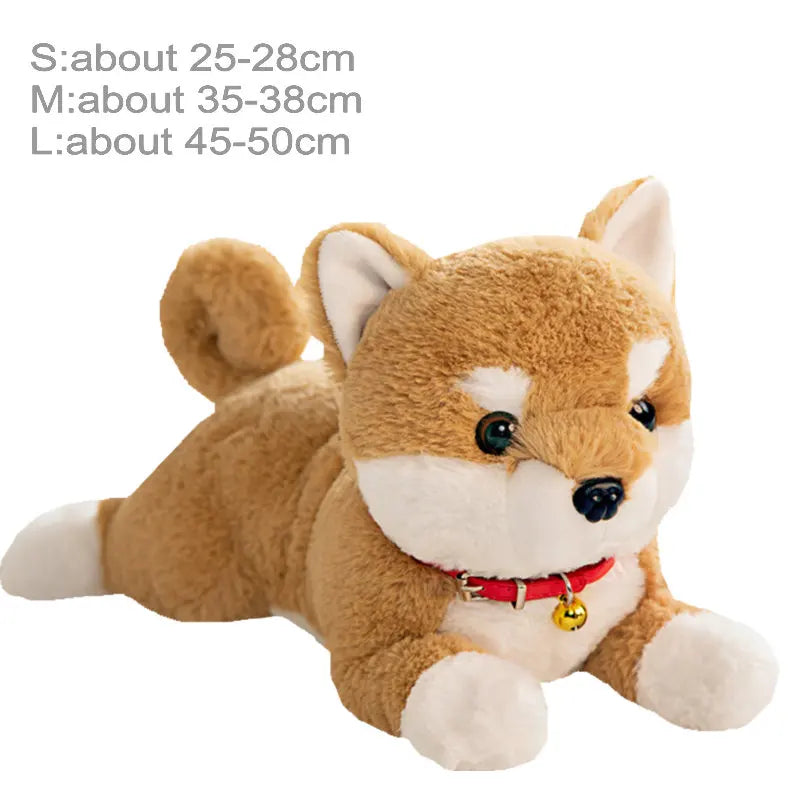 Japan Shiba Inu Plush Toy - Stuffed Puppy with Bell Ring | Stuffed Animals & Plushies | Adorbs Plushies