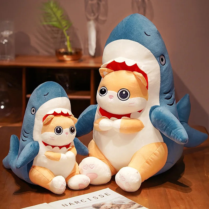 Shark Cat Cosplay Plushies - Cute Whale Shiba Inu Toy Gift | Stuffed Animals & Plushies | Adorbs Plushies