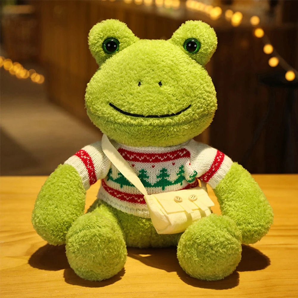 Happy Frog Plush Toy | Comforting Stuffed Animal for Sleep & Gifts | Adorbs Plushies