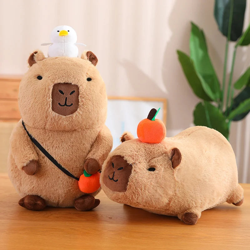 Capybara Plush Toy with Turtle Backpack and other Accessories | Adorbs Plushies