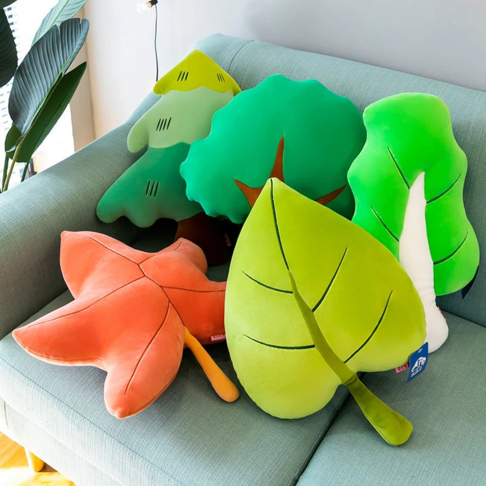 Leaf Throw Pillow Plush Toy | Plushie Pillow | Adorbs Plushies