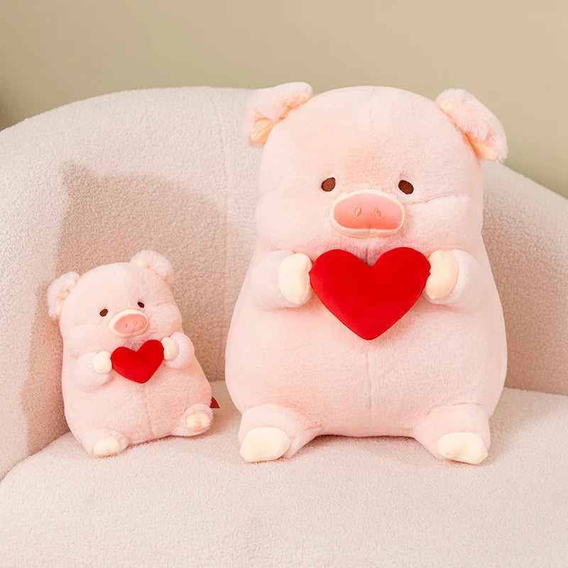 Red Heart Pig & Bunny Plush - Valentine's Crossbody Bag | Stuffed Animals & Plushies | Adorbs Plushies