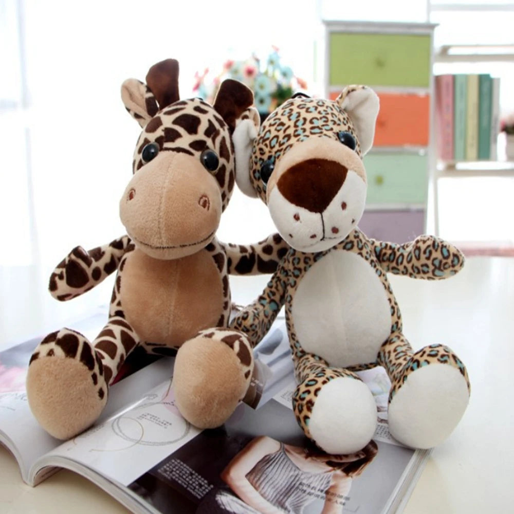 Forest Animal Plushies | Tiger, Deer, Leopard, Lion Stuffed Toys | Adorbs Plushies