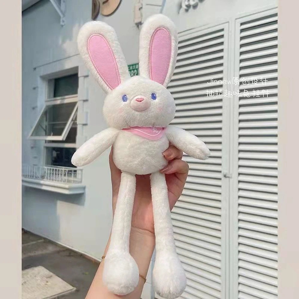 Rabbit Plush Stuffed Animal Toy with Pull Ears | Cute Pluhie Gift | Adorbs Plushies