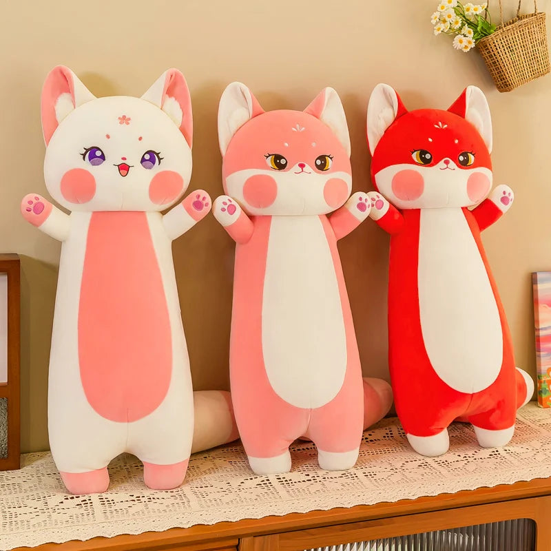 Giant Kawaii Cat & Fox Plush - Fairy Tale Hug Pillow | Stuffed Animals & Plushies | Adorbs Plushies