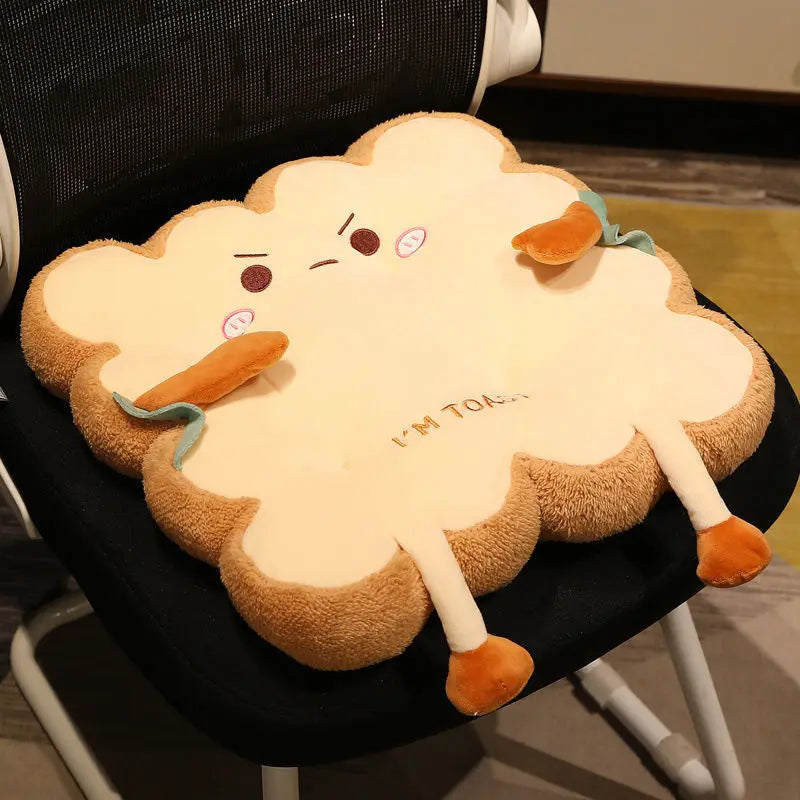 Soft Toast Plush Pillow | Cute Stuffed Toy | Adorbs Plushies