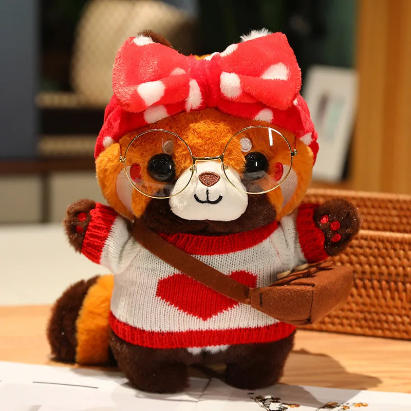 Raccoon & Red Panda/Fox Cosplay Plush - Kids Birthday Toy