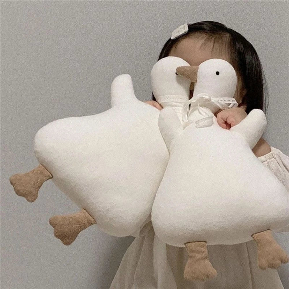 Duck Plush Toy | Korean Baby Soothing Sleep White Doll | Adorbs Plushies