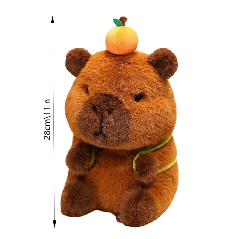 Capybara Plush Toy with Backpack - Soft Huggable Stuffed Animal | Adorbs Plushies