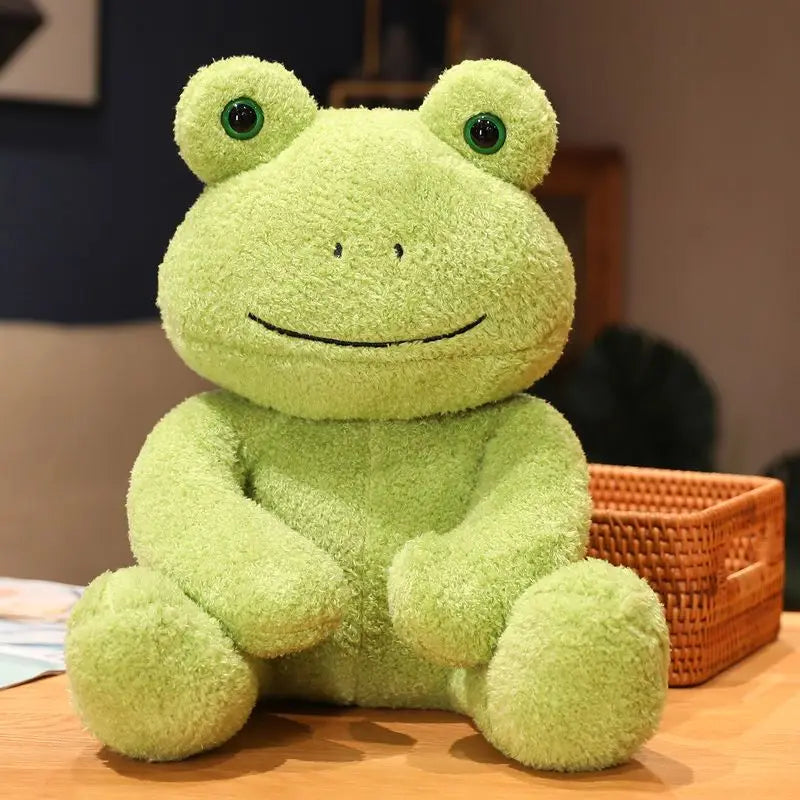 Happy Frog Plush Toy | Comforting Stuffed Animal for Sleep & Gifts | Adorbs Plushies