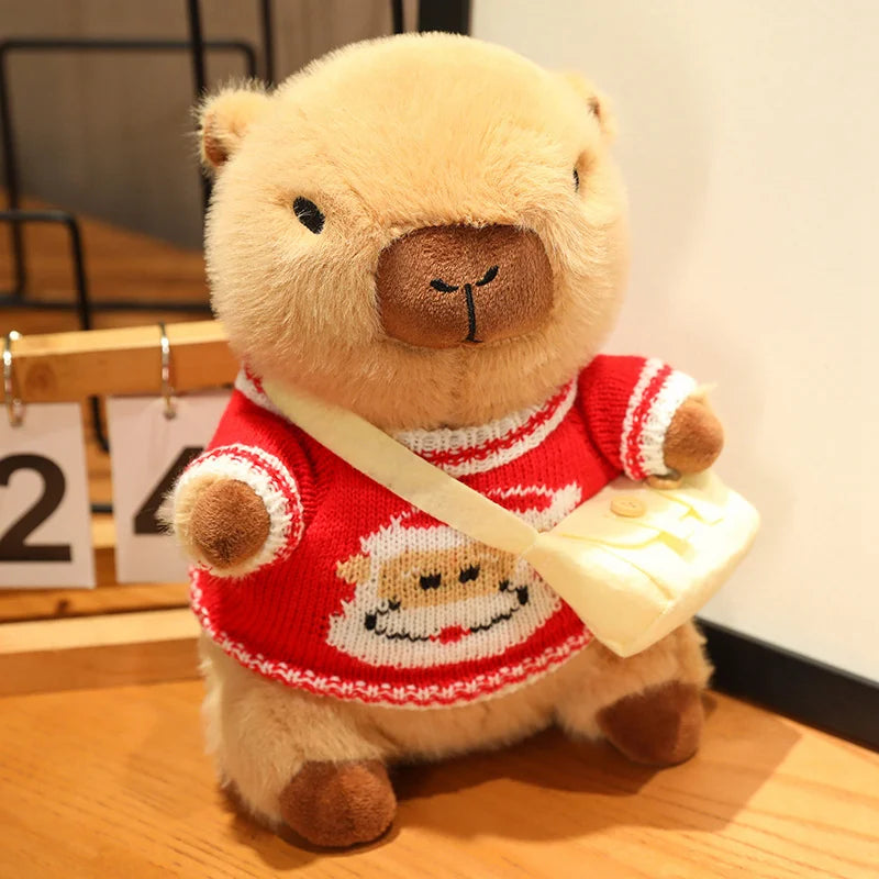 Dress Up Capybara Plush Toy - Sweater Suit Stuffed Doll | Stuffed Animals & Plushies | Adorbs Plushies