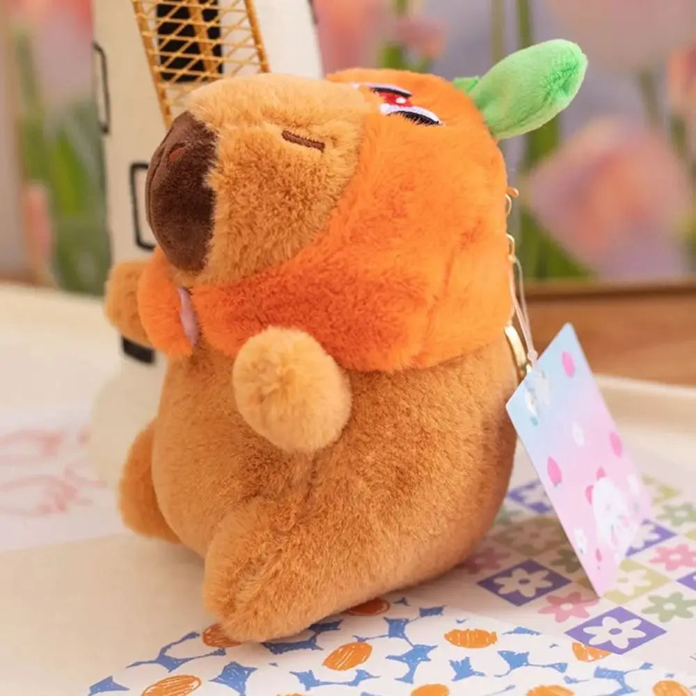 Capybara Plush Keychain with Turtle Backpack - Cute Stuffed Animal | Adorbs Plushies