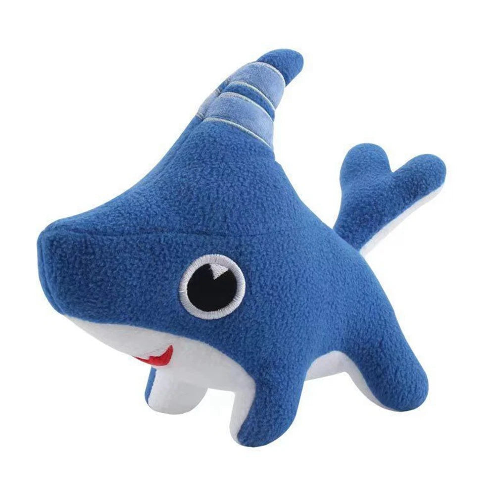 Blue Shark Dog Plush Toy | Ocean Animal Stuffed Teddy for Kids | Adorbs Plushies