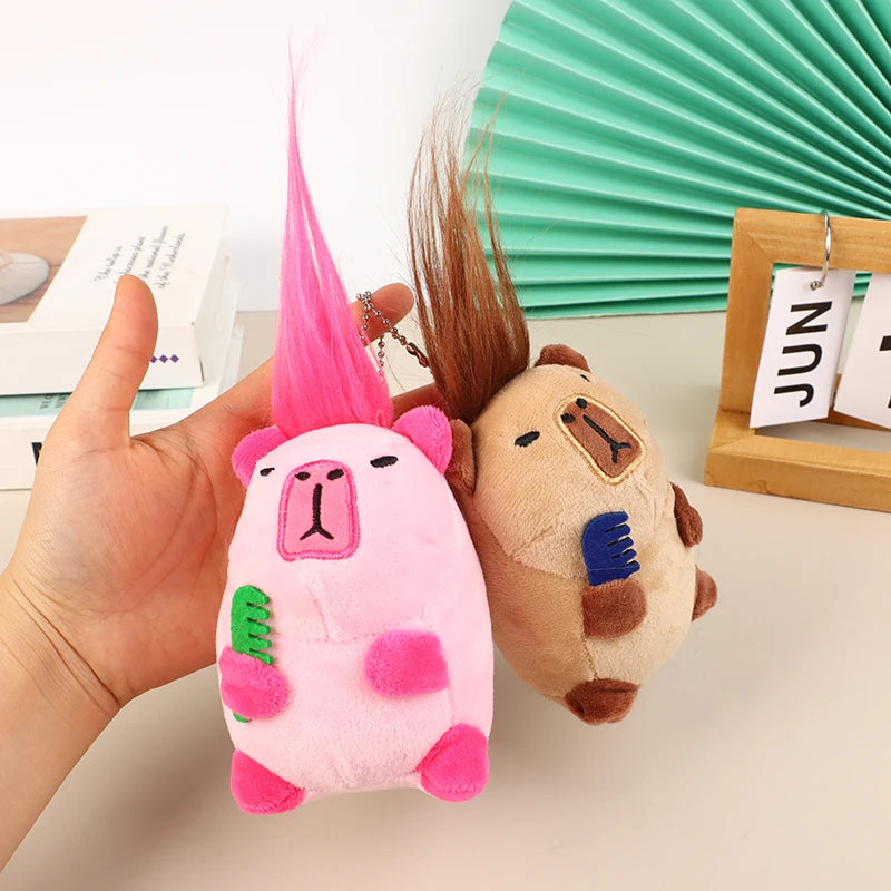 Capybara Plush Keychain - Stuffed Animal Bag Charm | Adorbs Plushies