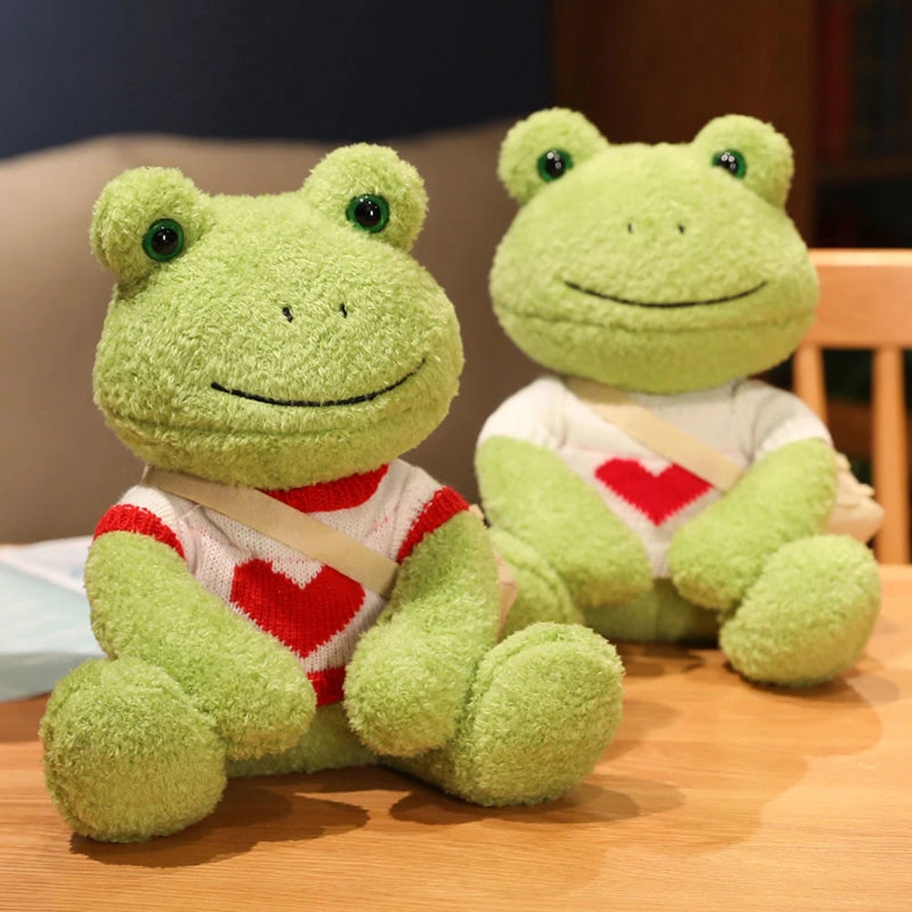 Happy Frog Plush Toy | Comforting Stuffed Animal for Sleep & Gifts | Adorbs Plushies