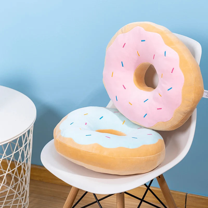 Soft Doughnut Toy - Cookie Biscuit Chair Cushion | Stuffed Animals & Plushies | Adorbs Plushies