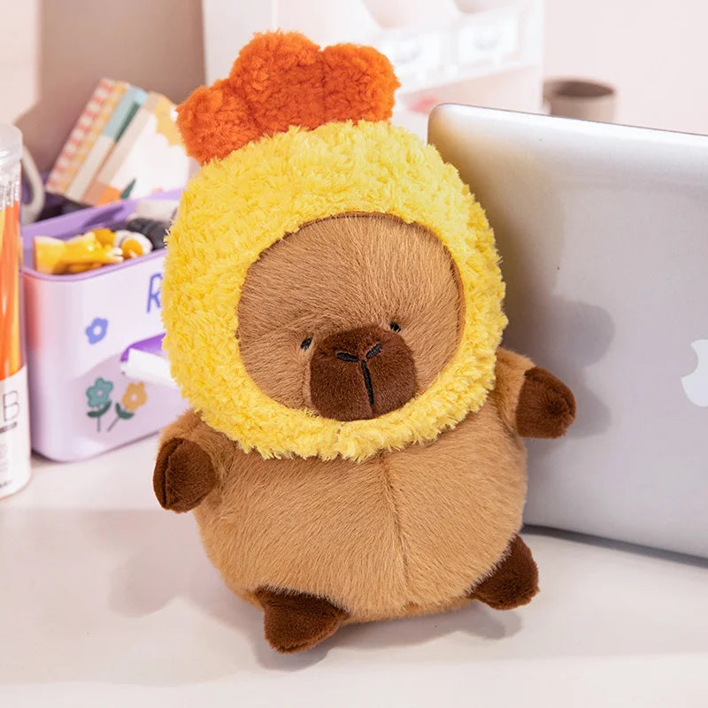 Ugly Cute Fat Capybara Plush - Orange Shrimp Dress Up | Stuffed Animals & Plushies | Adorbs Plushies