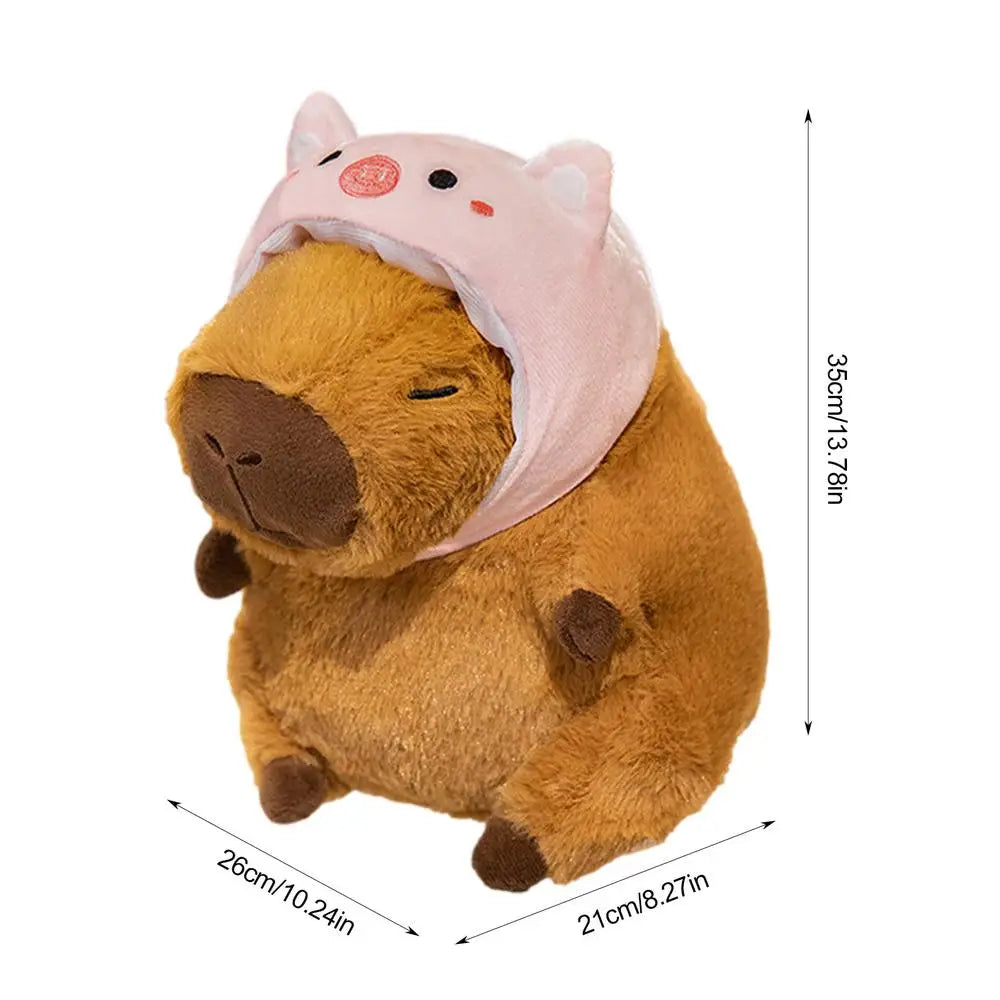 Pumpkin head Cute Capybara Plushie | Adorbs Plushies