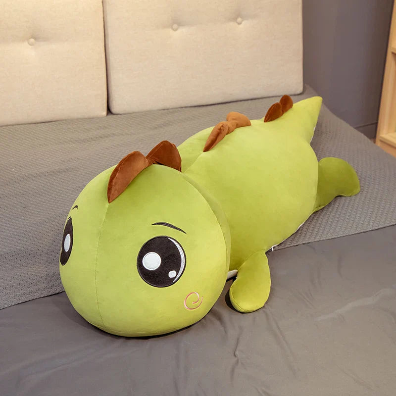 Giant Dinosaur Plush Toy - Big Eyes Cartoon Animal Pillow