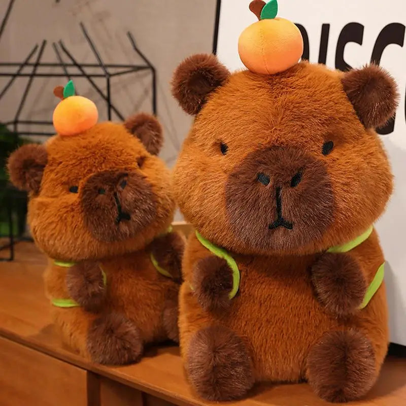 Capybara Plush Toy with Backpack - Soft Huggable Stuffed Animal | Adorbs Plushies