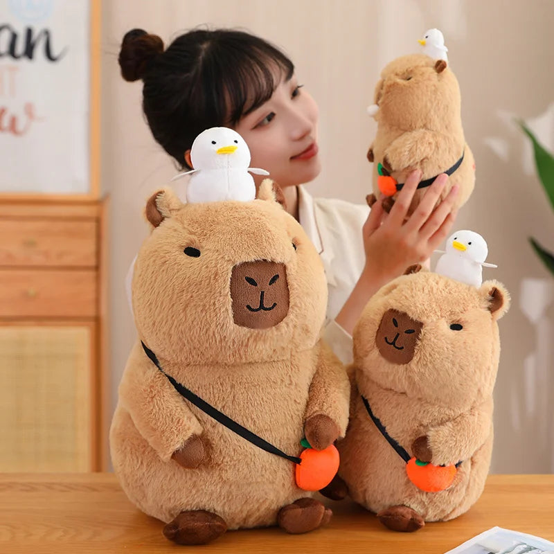 Capybara Plush Toy with Turtle Backpack and other Accessories | Adorbs Plushies