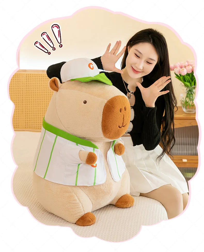 Cute Capybara Sports Cap Plush Toy | Adorbs Plushies