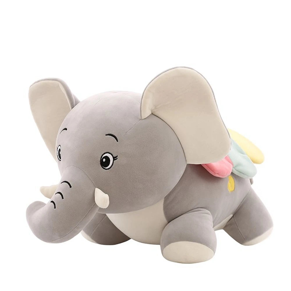 Elephant Plushie with Colorful Wings | Stuffed Animal for Children | Adorbs Plushies