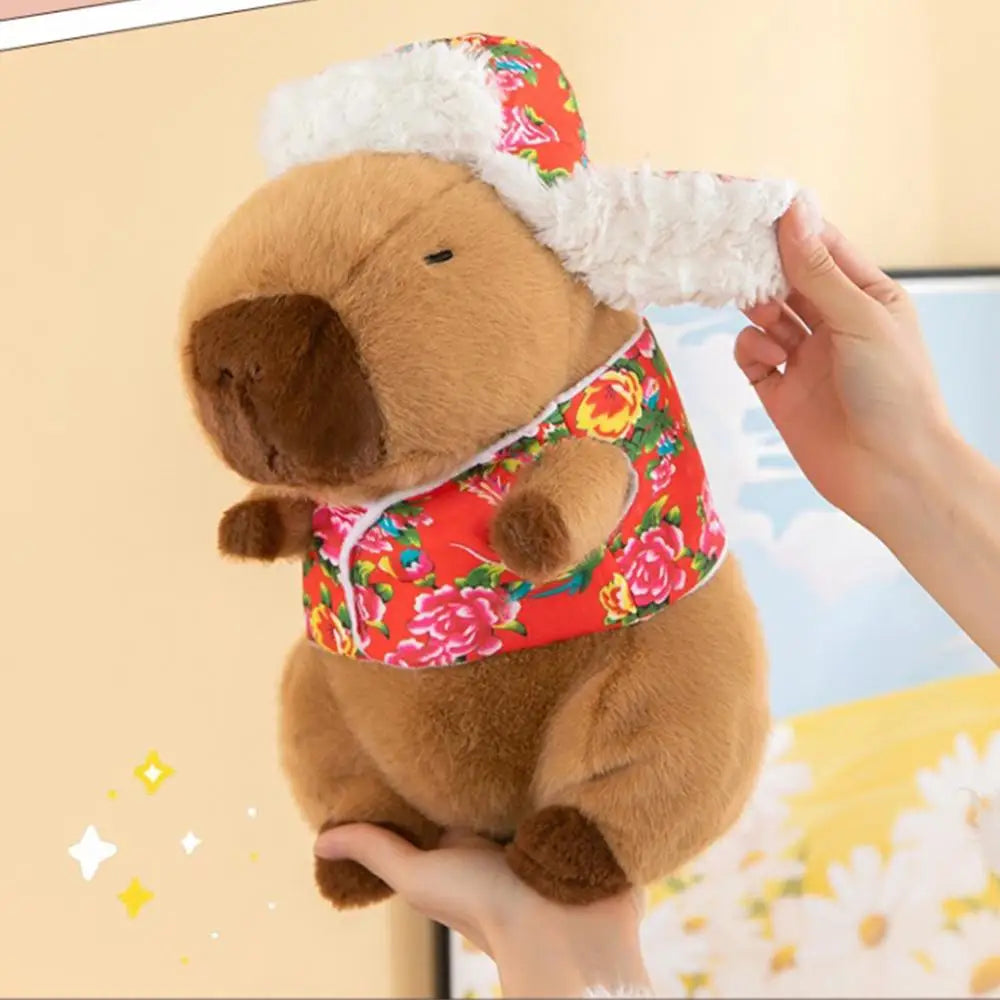 Christmas Capybara Plush Stuffed Animal | Adorbs Plushies