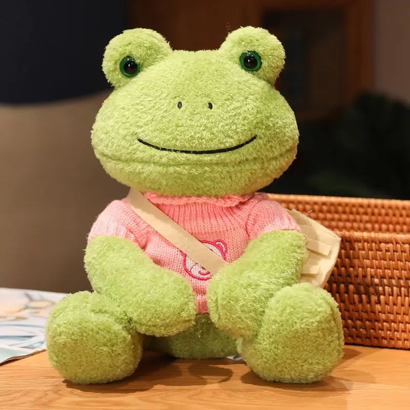 Happy Frog Plush Toy | Comforting Stuffed Animal for Sleep & Gifts | Adorbs Plushies