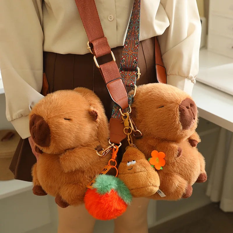 Capybara Plush Mini Shoulder Bag | Adorbs Plushies