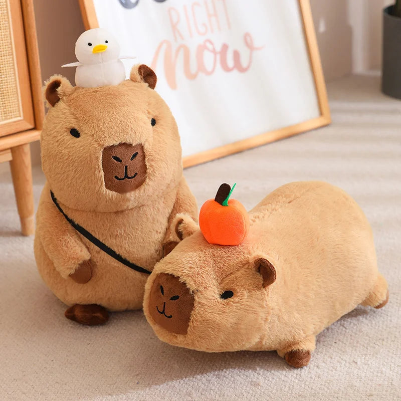 Capybara Plush Toy with Turtle Backpack and other Accessories | Adorbs Plushies