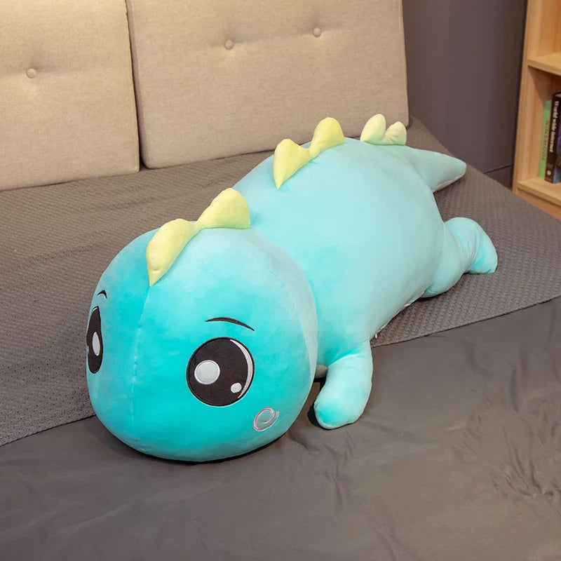 Giant Dinosaur Plush Toy - Big Eyes Cartoon Animal Pillow