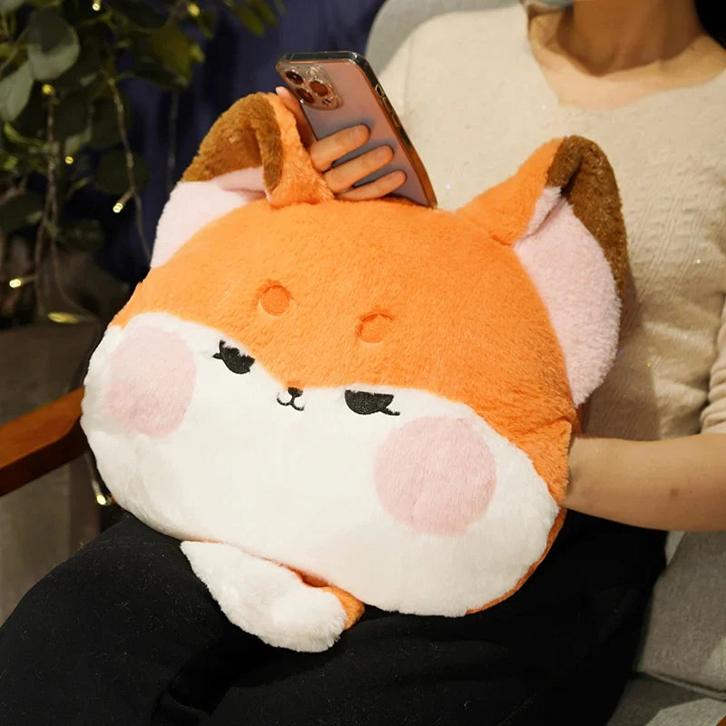 Plush Toast Bread Pillow - Kawaii Food Doll Hand Warmer