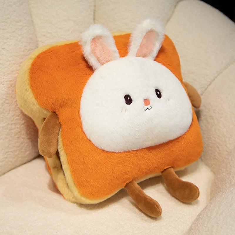 Plush Toast Bread Pillow - Kawaii Food Doll Hand Warmer | Stuffed Animals & Plushies | Adorbs Plushies