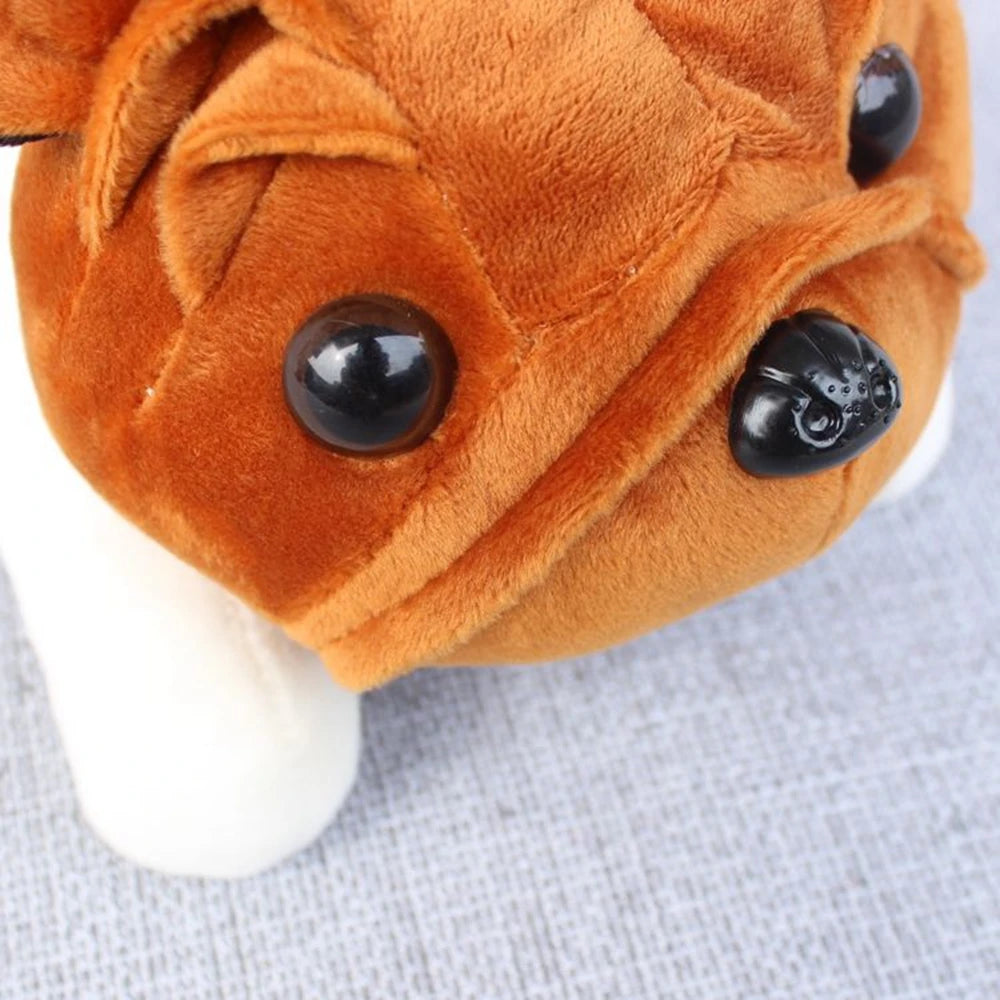 Cute Bulldog Plush Toy | Sleeping Posture Pet Plushies | Adorbs Plushies