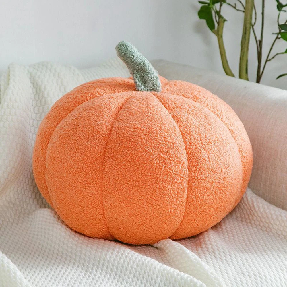 Pumpkin Plush Throw Pillow | Food Stuffed Toy | Adorbs Plushies