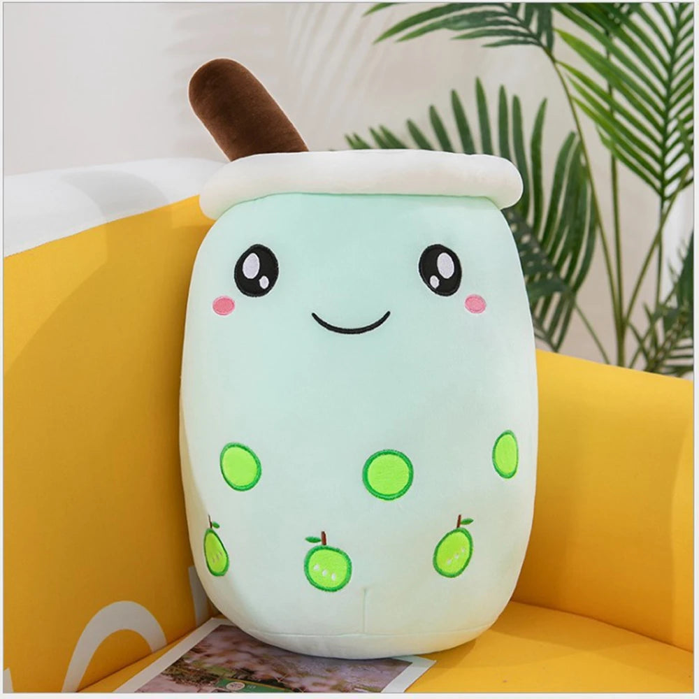 Cute Fruit Milk Tea Plush Toy | Soft Teddy Bear Stuffed Animal | Adorbs Plushies