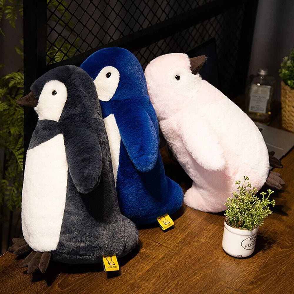 Penguin Plush Stuffed Animal | Cute Teddy Bear Sofa Pillow | Adorbs Plushies