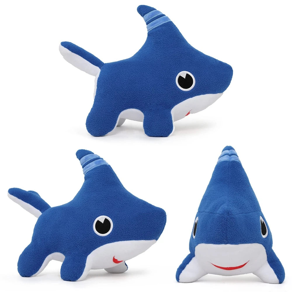 Blue Shark Dog Plush Toy | Ocean Animal Stuffed Teddy for Kids | Adorbs Plushies