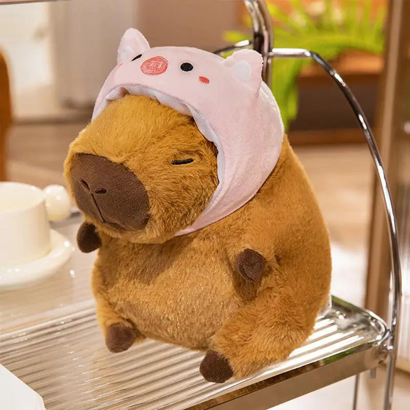 Pumpkin head Cute Capybara Plushie | Adorbs Plushies