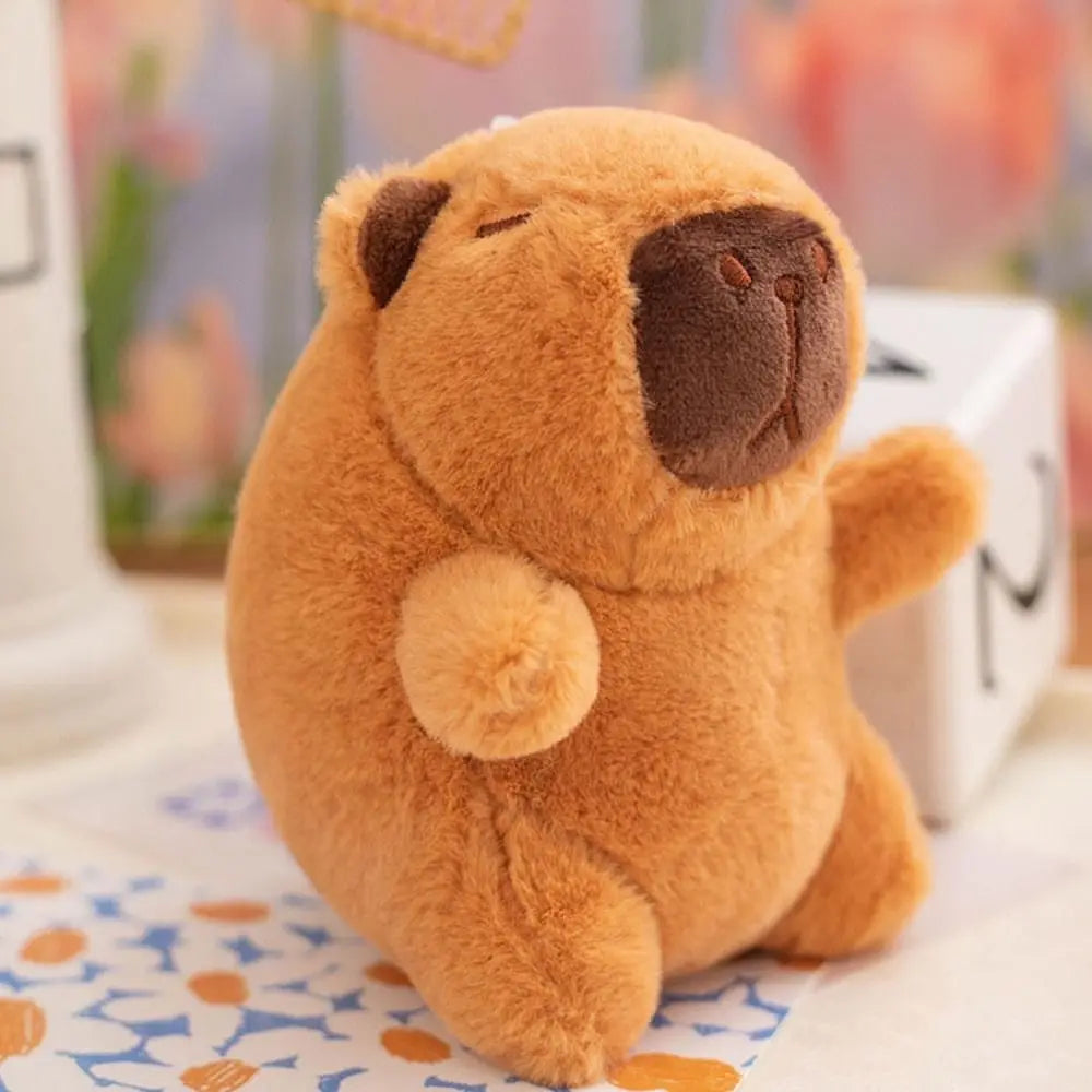 Capybara Plush Keychain with Turtle Backpack - Cute Stuffed Animal | Adorbs Plushies