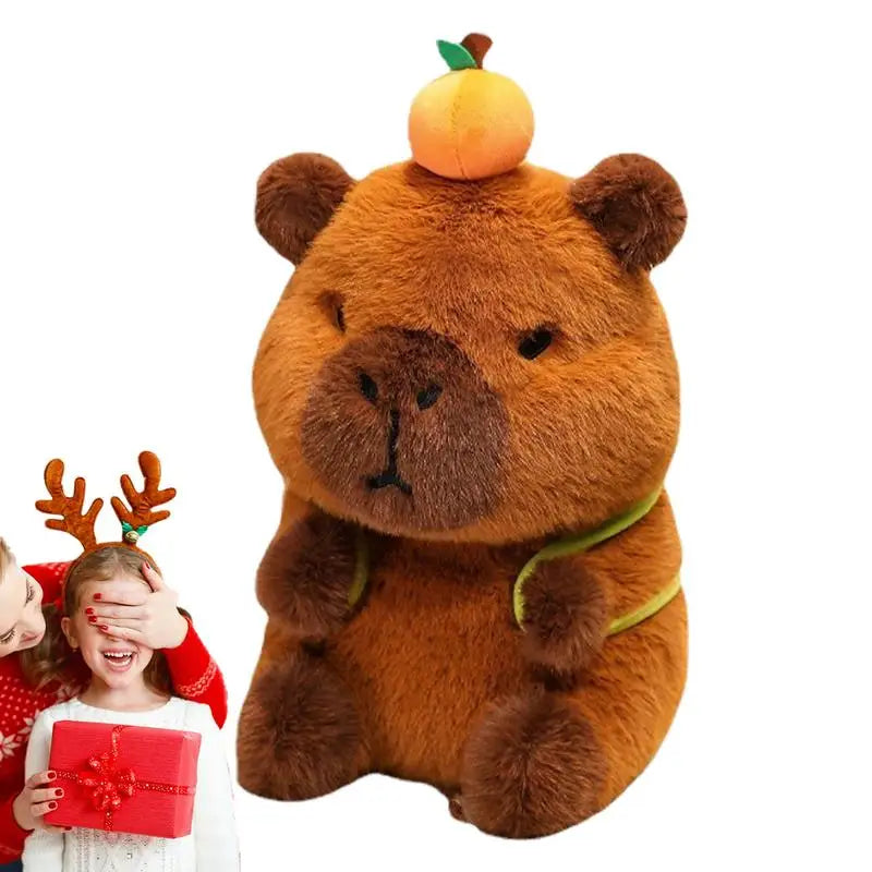 Capybara Plush Toy with Backpack - Soft Huggable Stuffed Animal | Adorbs Plushies