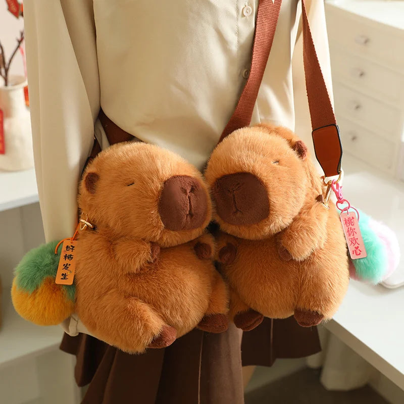 Capybara Plush Mini Shoulder Bag | Adorbs Plushies