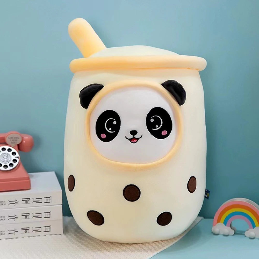 Cute Fruit Milk Tea Plush Toy | Soft Teddy Bear Stuffed Animal | Adorbs Plushies