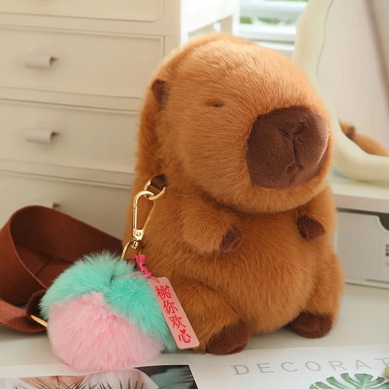 Capybara Plush Mini Shoulder Bag | Adorbs Plushies